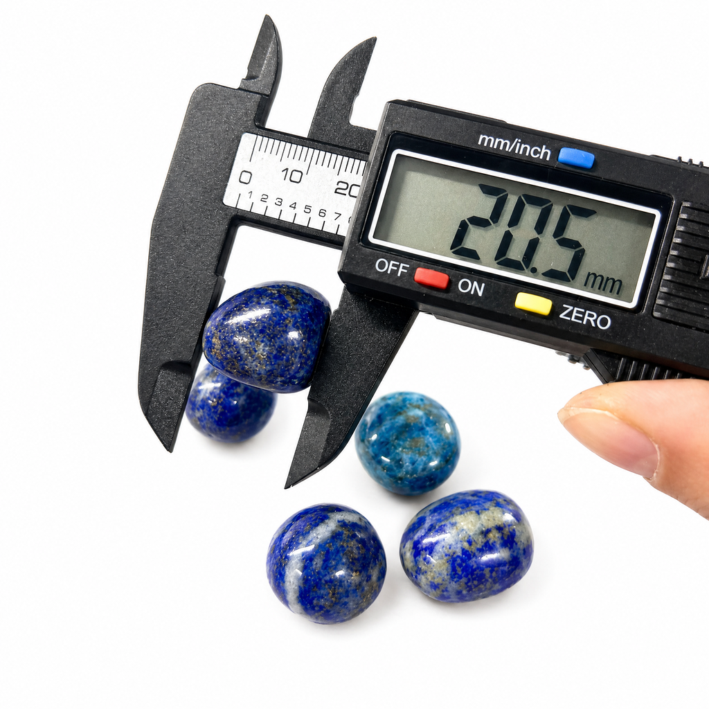 Natural Lapis Lazuli Crystal Tumbled Stones - Royal Blue Stones for Wisdom & Truth