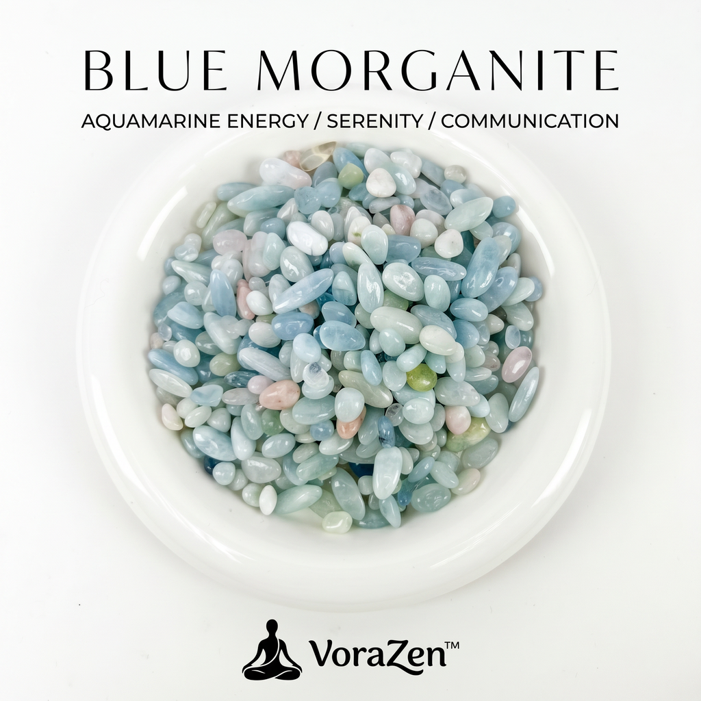 Premium Rare Crystal Chips - High-Vibration Mini Gemstones (Larimar, Aquamarine, Kunzite)