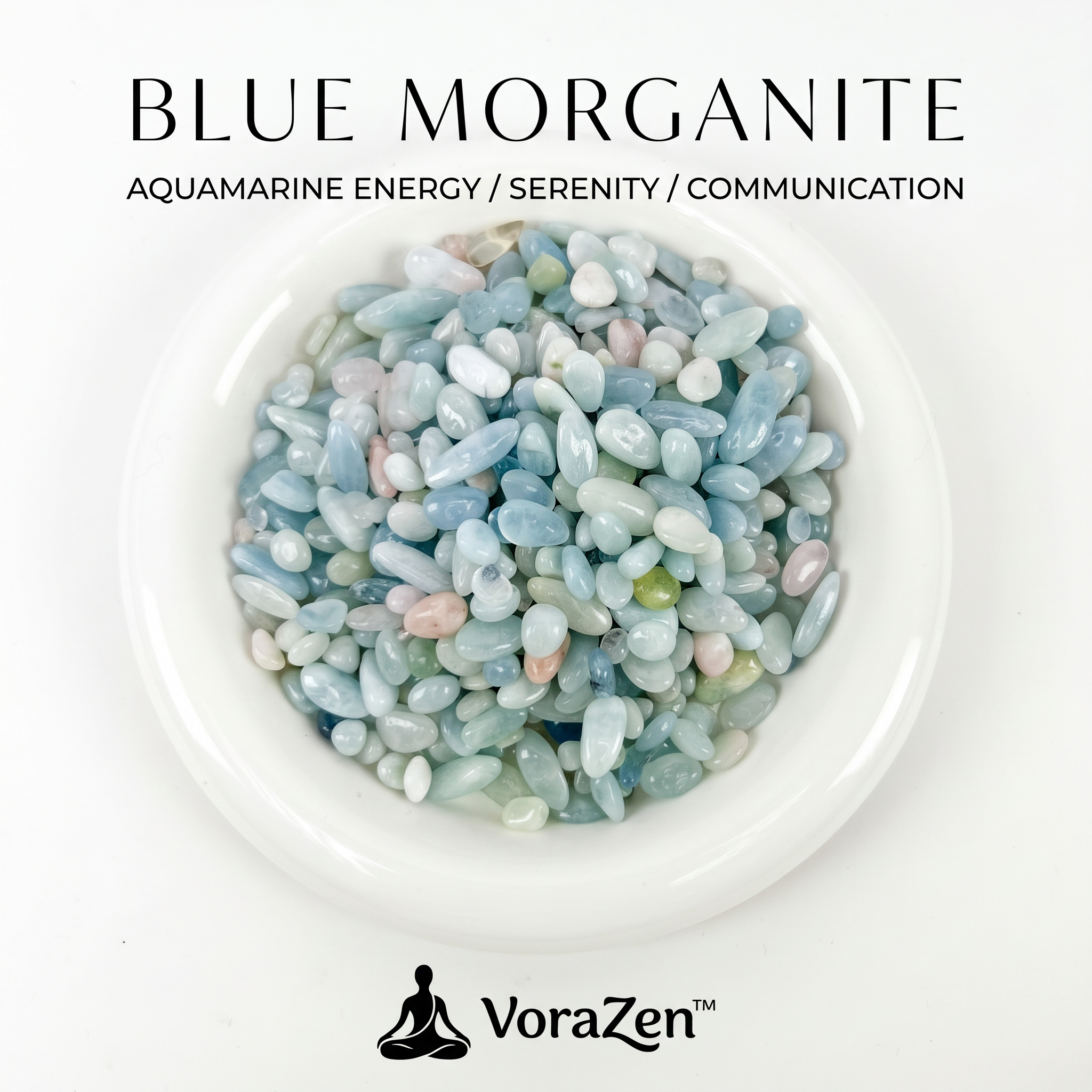 Premium Rare Crystal Chips - High-Vibration Mini Gemstones (Larimar, Aquamarine, Kunzite)
