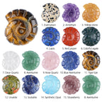 Sacred Spiral Ammonite Carvings - Hand-Carved Natural Crystal Gemstones