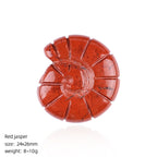 Sacred Spiral Ammonite Carvings - Hand-Carved Natural Crystal Gemstones