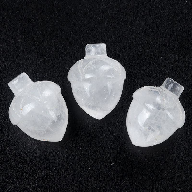 Natural Crystal Acorn - Polished Gemstone Miniatures