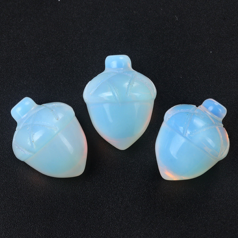 Natural Crystal Acorn - Polished Gemstone Miniatures