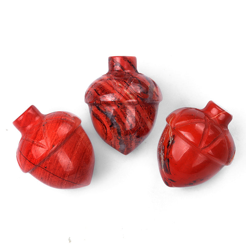 Natural Crystal Acorn - Polished Gemstone Miniatures