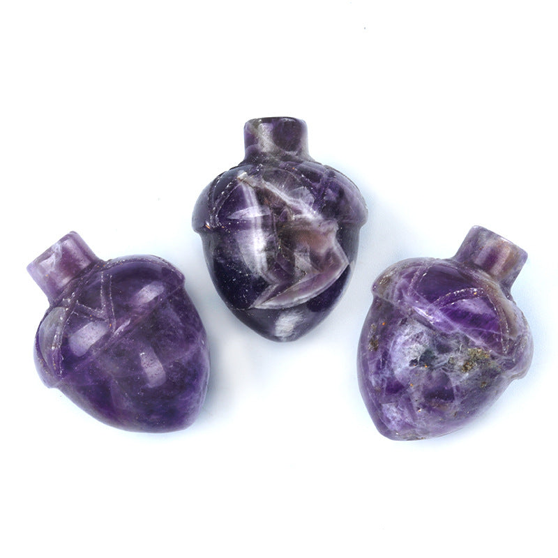 Natural Crystal Acorn - Polished Gemstone Miniatures