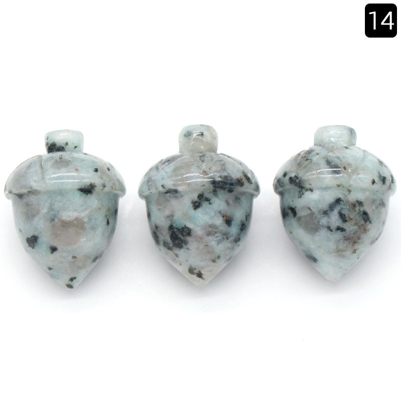 Natural Crystal Acorn - Polished Gemstone Miniatures