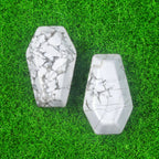 Natural & Synthetic Gemstone Coffin-Shaped Crystal Carvings