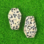 Natural & Synthetic Gemstone Coffin-Shaped Crystal Carvings