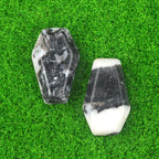 Natural & Synthetic Gemstone Coffin-Shaped Crystal Carvings