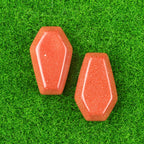 Natural & Synthetic Gemstone Coffin-Shaped Crystal Carvings
