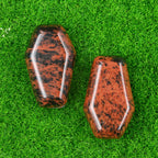 Natural & Synthetic Gemstone Coffin-Shaped Crystal Carvings
