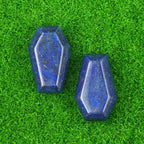 Natural & Synthetic Gemstone Coffin-Shaped Crystal Carvings