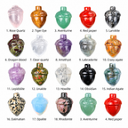 Natural Crystal Acorn - Polished Gemstone Miniatures