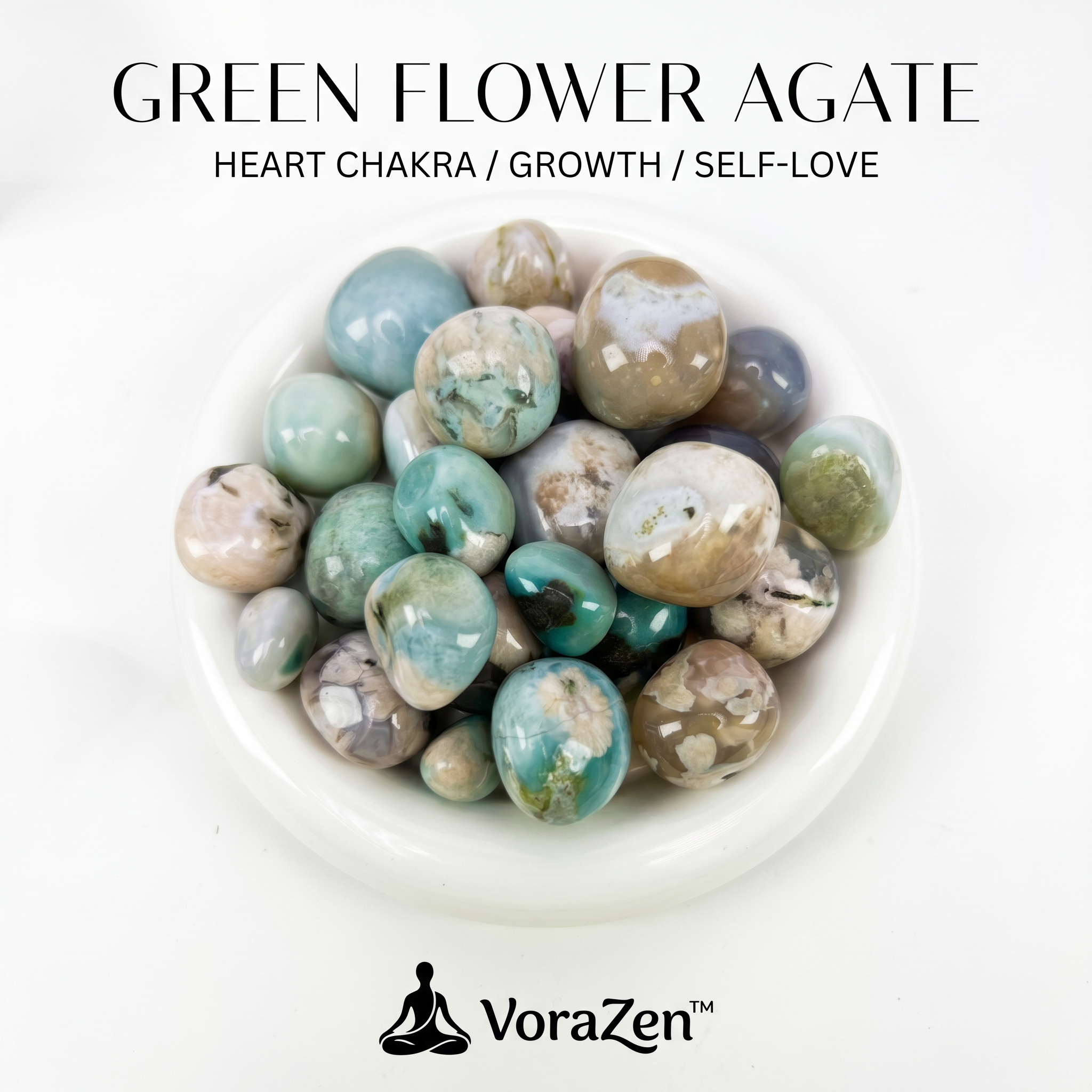 Premium Natural Tumbled Stones - Genuine Healing Crystals for Meditation & Decor