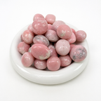 Natural Pink Opal Crystal Tumbled Stones - Opaque Pastel Pink stones for Emotional Healing