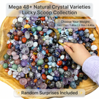 Natural Crystal Confetti Mystery Scoop - Healing Stones Mixed Bulk (7oz - 44lbs)