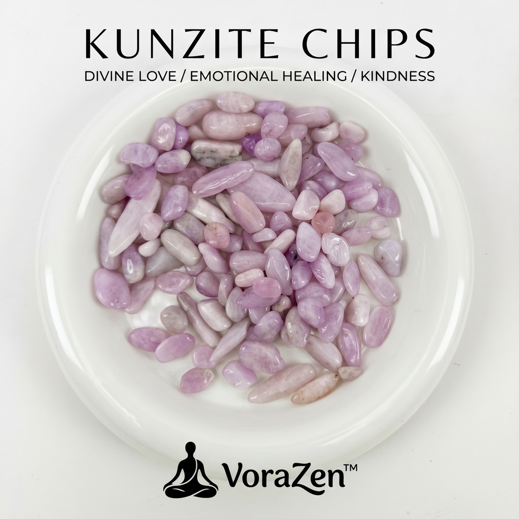 Premium Rare Crystal Chips - High-Vibration Mini Gemstones (Larimar, Aquamarine, Kunzite)