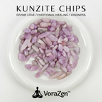 Premium Rare Crystal Chips - High-Vibration Mini Gemstones (Larimar, Aquamarine, Kunzite)
